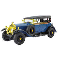Modèle de voiture classique vintage en alliage moulé sous pression à l'échelle 1:24, jouet à tirer en arrière B2441 pour enfants et collectionneurs