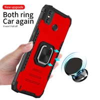 Pour Tecno Spark 6 Go Spark 10 10 Pro Go 2023 étui antichoc Tpu Pc avec support d'anneau pour téléphone portable Accessoires de téléphone portable