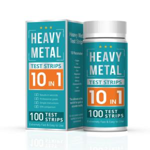 10-Wege-Teststreifen für Schwermetalle im Wasser, 125 Stück Heim-Trinkwasser-Testkit für Eisen, Quecksilber, Kupfer, Blei, Chrom, Magnesium - Product Image 2