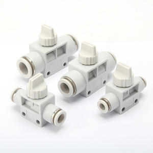 Raccord pneumatique à connexion rapide HVFF-8, vanne manuelle pour tuyau HVFF-10, vanne de régulation de débit LSA-8, vannes de contrôle PA8 - Product Image 1