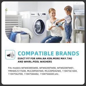 Washer Drain Pump Assembly W10130913 0.1 Hp 120 Volts For Kenmore Whirlpool Duet <b>He2</b> Plus - Product Image 6