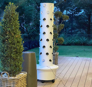 Système de culture hydroponique et aéroponique vertical d'intérieur avec pompe pour la culture de légumes - Product Image 2