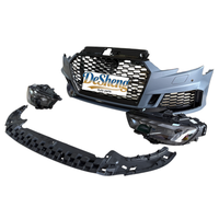 Kit de carrosserie de haute qualité pour Audi A3 et S3, mise à niveau vers RS3, pare-chocs, grilles, extensions d'ailes, capot, best-sellers, kit de conversion.