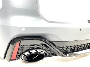 Pare-chocs arrière A6 à <span class=keywords><strong>RS6</strong></span> avec diffuseur et embouts d'échappement pour <span class=keywords><strong>Audi</strong></span> A6 <span class=keywords><strong>Allroad</strong></span> 2020 2021 <span class=keywords><strong>2022</strong></span> - Product Image 3