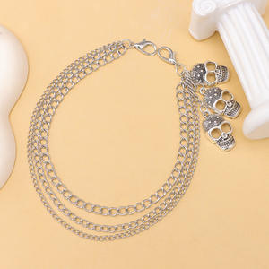 Bolso de hombro con cadena en forma de U, chapado en metal, de varias capas, accesorio de moda para mujer, verano 2024 - Product Image 4