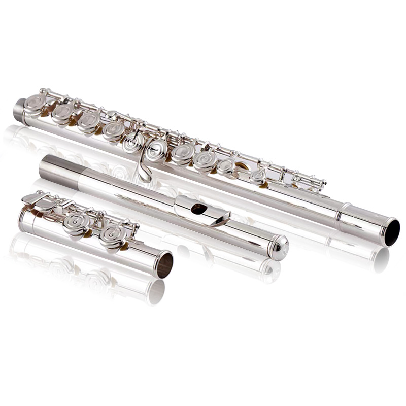 Flûte d'instruments musicaux en plaqué argent, Cupronickel, personnalisés, vente en gros, nouveau,