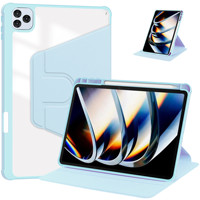 Itel VISTA TAB 10 için 360 ° rotasyon Flip deri Tablet kılıfı kalem yuvası ile 10.1 inç lüks iş Funda darbeye kapak