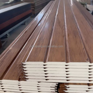 Nuevo producto: Panel de acero decorativo aislante térmico, panel de pared de poliuretano, placa de acero recubierta de zinc galvanizado - Product Image 3