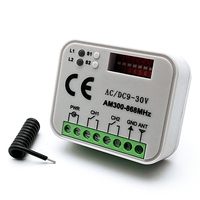 Module relais de commutation universel RX MULTI 300-868 MHz 2 canaux 433 MHz 868 MHz pour télécommande de garage/portail