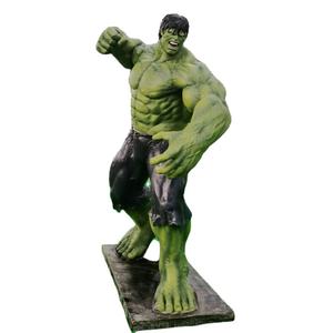 <span class=keywords><strong>Figurine</strong></span> articulée du célèbre film <span class=keywords><strong>Marvel</strong></span>, en résine, en fibre de verre, taille réelle, homme musclé, Hulk - Product Image 2
