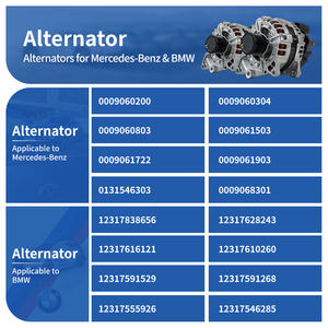 <span class=keywords><strong>ALTERNATEUR</strong></span> DE <span class=keywords><strong>VOITURE</strong></span> NEUF 180A 12V 150A 2310A1VA0A 2310A1VA0C pour Mercedes Benz COMPATIBLE AVEC 0009061503 W204 M 271 274 - Product Image 5