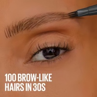 SIIMUNANA BROW INSERTS Stylo à sourcils double embout, waterproof, tenue 24h, crayon liquide pour sourcils