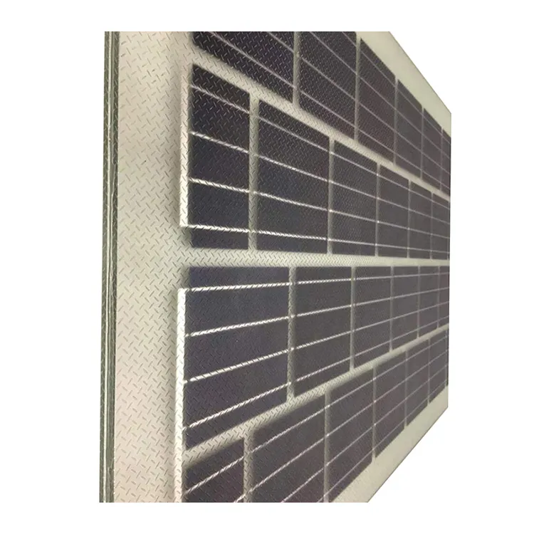 BIPV pavimento solare piastrelle da costruzione materiali da costruzione in metallo pavimento solare fotovoltaico piastrelle di montaggio