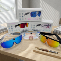 Gafas inteligentes con IA AIMB‑G5Max, micrófono dual, reducción de ruido, cámara de 8MP, grabadora de vídeo de 1080P, traductor en tiempo real, asistente de IA