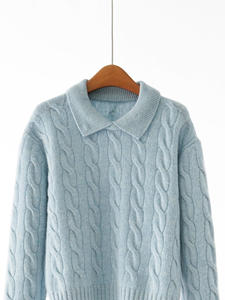 <span class=keywords><strong>Pull</strong></span> en cachemire et laine de qualité supérieure Ralph, style <span class=keywords><strong>vintage</strong></span> américain, torsadé, effet deux pièces, pour l'automne et l'hiver - Product Image 4