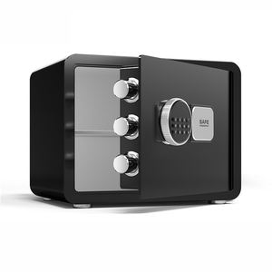 Coffre-fort intelligent en métal pour l'argent, vente en gros, serrure électronique, empreinte digitale, mot de passe, coffres-forts de sécurité pour la maison, l'hôtel - Product Image 2