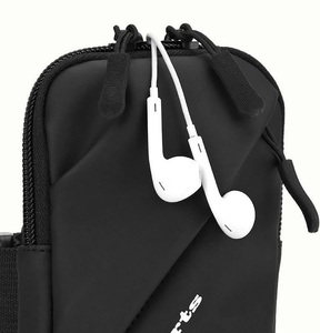 Sport Fitness Elastic Band Adjustable Waterproof Wrist Mobile <strong>Cell</strong> <strong>Phone</strong> Holder Purse Running Arm Pouch <strong>Bag</strong> with Logo - Product Image 3