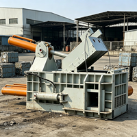 Presse à balles hydraulique semi-automatique 125T 380V, compacteur horizontal pour métaux, balles de ferraille, canettes en aluminium, tôles d'acier