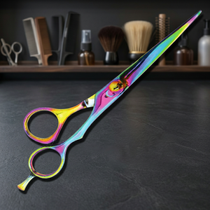 Tijeras de Peluquería Profesionales de 5 Pulgadas, Personalizadas, de Acero Inoxidable de Alta Calidad, con Hoja de Flecha y Mango Largo para Diestros - Product Image 5