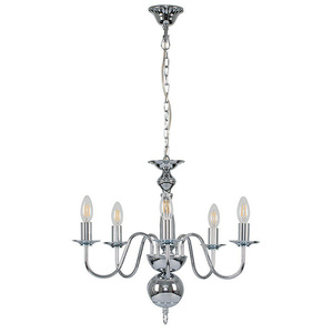 Designer Modern Industrial Farmhouse 5-<b>Light</b> Kitchen Island Lighting Fixture <b>Dining</b> Room White Chandelier Pendant <b>Light</b> - Product Image 3