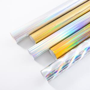 Papier d'emballage cadeau en rouleau, carton métallisé or et argent, enduit de PE, <span class=keywords><strong>pour</strong></span> artisanat et travaux en carton - Product Image 5