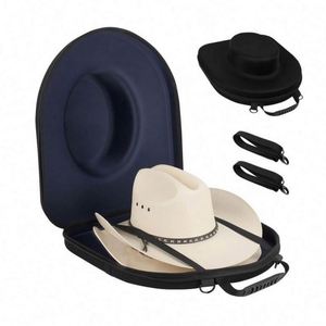 Factory Manufacturer Customized Waterproof Portable Eva Big Universal Cowboy Travel Fedora <b>Hats</b> Bag <b>Box</b> Case Backpack - Product Image 3