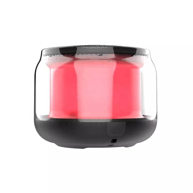 New Gaming Speakers Colorful Lights Round Small Steel Cannon Wireless Mini Hanging Rope Portable Audio Gaming Hot Selling