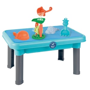 Giocattolo estivo per bambini all'aperto <span class=keywords><strong>sabbia</strong></span> e tavolo da acqua per bambini Set di giocattoli da <span class=keywords><strong>spiaggia</strong></span> giocattolo da tavolo <span class=keywords><strong>con</strong></span> <span class=keywords><strong>sabbia</strong></span> da <span class=keywords><strong>spiaggia</strong></span> <span class=keywords><strong>con</strong></span> strumenti e clessidra 11 pezzi - Product Image 3