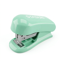 Mini Agrafeuse de Bureau Ergonomique, Capacité 20 Feuilles, Agrafeuse Manuelle en Plastique pour Bureau et École, Compatible avec les Agrafes 24/6 et 26/6