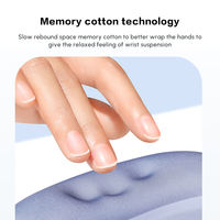 UGREEN LP668 Tapis de souris ergonomique antidérapant en mousse à mémoire de forme pour le bureau, la maison, l'ordinateur et le bureau.