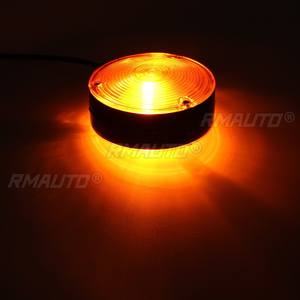 Luz Lateral de Espejo para Camión, Remolque, Camioneta, Color Ámbar/Naranja, 24V, para RV, Caravana - Product Image 4
