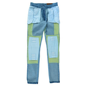 Jeans pour hommes en gros, pantalons en denim, faible MOQ et haute qualité, nouvelle arrivée, jeans en denim pour hommes élégants et tendance - Product Image 2
