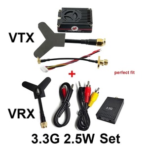 Kit <span class=keywords><strong>Combo</strong></span> VTX VRX SoloGood 3.3G 2.5W 2500mW, Transmisor y Receptor de Video Inalámbrico de Largo Alcance para Dron FPV RC - Product Image 3