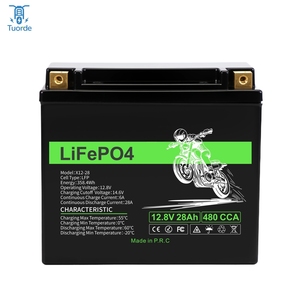 Batterie au lithium fer phosphate <span class=keywords><strong>12V</strong></span> 28Ah personnalisée pour démarrage de moto Batterie au lithium - Product Image 2