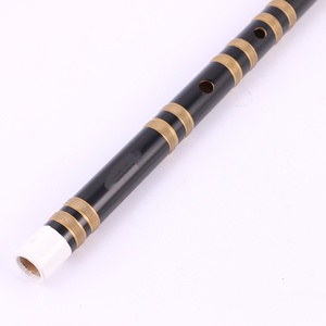 Flûte transversale <span class=keywords><strong>en</strong></span> <span class=keywords><strong>bambou</strong></span> noir <span class=keywords><strong>en</strong></span> gros, un ensemble d'instruments de musique, idéale pour les débutants - Product Image 3