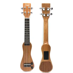 Ukelele Silencioso de 21 Pulgadas, de Madera Sólida para Práctica o Presentaciones, con Cuerdas de Nylon Italiano y Afinador - Product Image 1