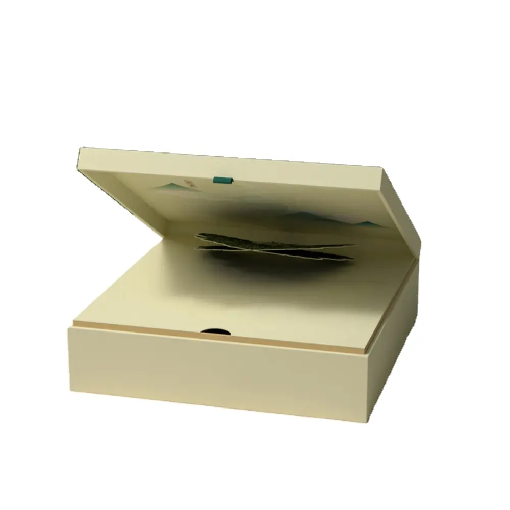 Accattivante scatola di cartone isolante elegante elegante ed elegante ed ergonomica accessibile riciclabile per biscotti al cioccolato con Logo personalizzato