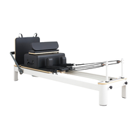 Reformer de Pilates en alliage d'aluminium blanc, professionnel, personnalisé, de haute qualité, commercial, pour studio de yoga, entraînement, machine de Pilates