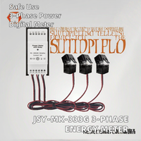 Módulo Medidor de Energía Trifásico de Cuatro Hilos Multicanal JSY-MK-333G con Comunicación RS485, Pantalla Digital, Precisión del 1.0%