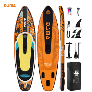 Tabla de Paddle Inflable DAMA SUP Factory Orange con Asa Central, Paquete de Viaje Compacto, Recreación Familiar - Product Image 1