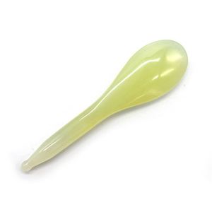 Outil <span class=keywords><strong>Gua</strong></span> <span class=keywords><strong>Sha</strong></span> en <span class=keywords><strong>jade</strong></span> Xiuyan <span class=keywords><strong>véritable</strong></span>, masseur en forme de cuillère et bâton de pointage d'acupuncture pour la relaxation des méridiens, ensemble en gros - Product Image 1