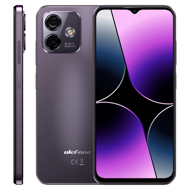Ulefone Note 16 Pro Android 13 6.52 Inch Cell Phone 4400mAh Big Battery  8GB + 8GB +128GB 50MP+8MP 4G OTG Smartphone