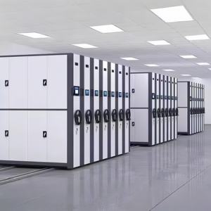 Étagères métalliques mobiles verrouillables personnalisables de haute qualité, armoires de classement modernes et compactes pour la maison, le bureau, l'hôpital, l'atelier - Product Image 3