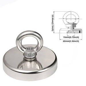 במפעל ישיר neodymium מגנטים חזק & חזק n35 כיתה צורה עגולה עבור דיג סיר נקי מגנט ndfeb - Product Image 5