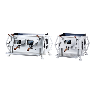 Cafetera Comercial Semiautomática de Estilo Italiano, de Acero Inoxidable, con Múltiples Calderas, Doble Cabezal, Pantalla Táctil Inteligente, Equipo de Alta Gama para Café - Product Image 1