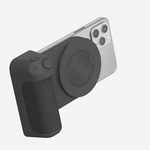 Suporte magnético para câmera, estabilizador de carregamento wireless para celular, suporte para fotografia, para iphone 12 13 14