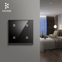 Interrupteur intelligent pour rideaux KONKE, écran tactile en verre, interrupteur mural pour la domotique