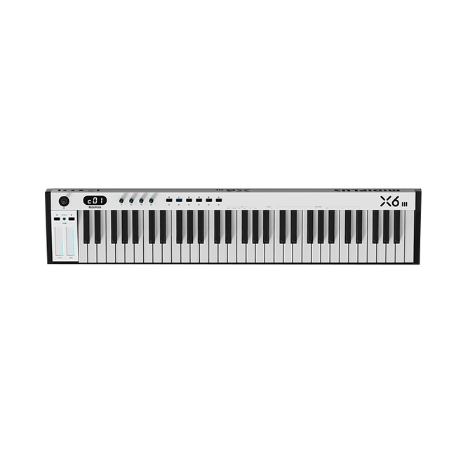 Midiplus X6 III Portable 61 Keyboard Musical Instrument Midi Electric Piano 61 Keys Digital Electronic Organ Keyboard Controller