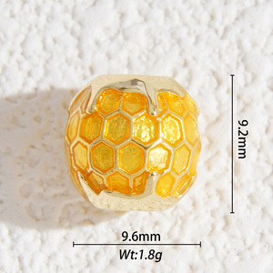 Multi Colored Enamel Beads Mixed Shapes For <b>Bracelet</b> Making <b>Copper</b> Oil Dripping Jewelry Findings - Product Image 3