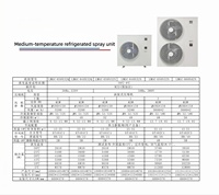 Nouvelle unité de condensation Copeland intérieure/extérieure Vortex 8,3 kW de capacité de refroidissement, garantie 1 an, 0-18°C, réfrigérant R-22/R404A, congélateur